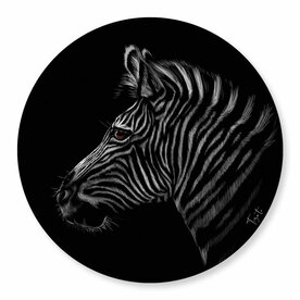 Wandcirkel Zebra Tizato