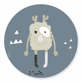 Tizato Wandcirkel Sokkenmonster