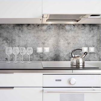 Keuken Achterwand Sticker Grunge Beton - 180 x 45 cm