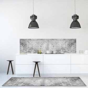 Keuken Achterwand Sticker Grunge Beton - 180 x 45 cm