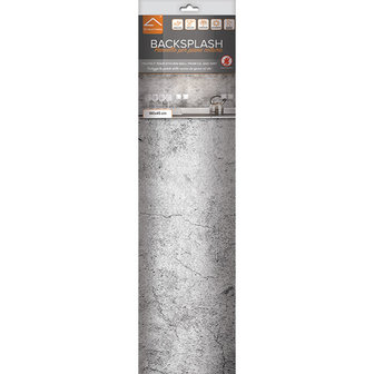Keuken Achterwand Sticker Grunge Beton - 180 x 45 cm