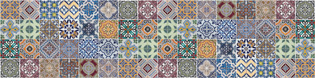 Keuken Achterwand Sticker Azulejos  - 180 x 45 cm