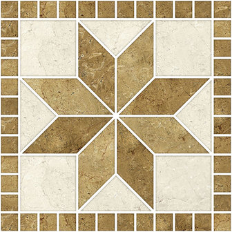 Tegel Wandsticker Beige - 20 x 20 cm - 3 stuks