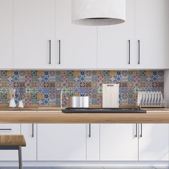 Keuken Achterwand Sticker Azulejos  - 240 x 60cm