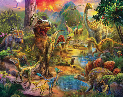 Walltastic – Dinosaurus T-rex - Landscape of Dinosaurs