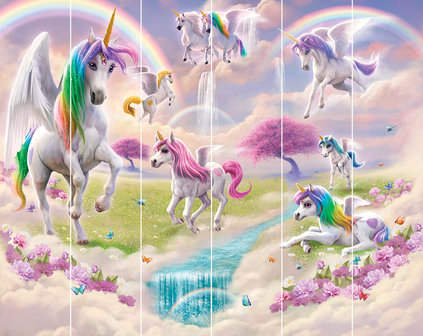 Walltastic &ndash; Unicorn Posterbehang &ndash; Kinderbehang