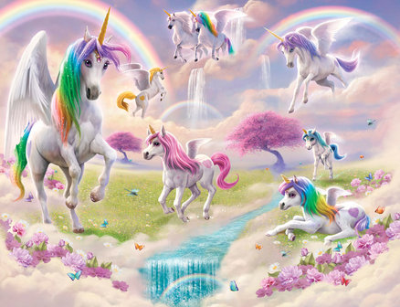 Walltastic &ndash; Unicorn Posterbehang &ndash; Kinderbehang