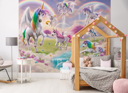 Walltastic &ndash; Unicorn Posterbehang &ndash; Kinderbehang