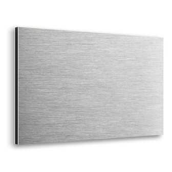 Aluminium Metaal - Zilver - 72 x 48 cm (LxB)