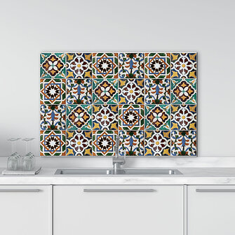 Aluminium Metaal - Tegel Mozaiek  Azulejos (diverse kleuren) 
