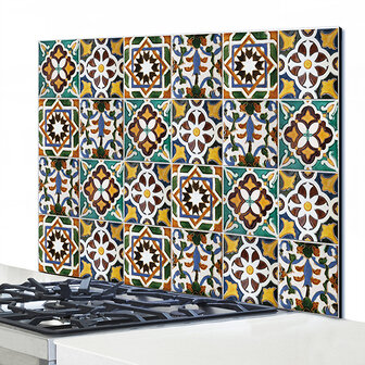 Aluminium Metaal - Tegel Mozaiek  Azulejos (diverse kleuren) 