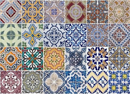 Azulejos Keukenwand Sticker (diverse kleuren)