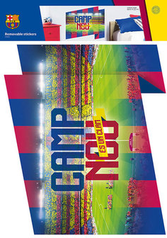 FC Barcelona Muursticker Stadion Nou Camp