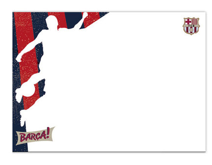 FC Barcelona Muursticker White Board