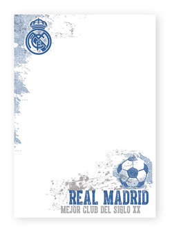 Real Madrid Muursticker White Board