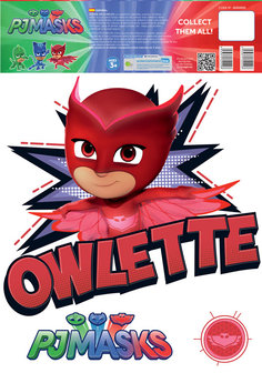 Muursticker PJ Masks Pyjamahelden Owlette