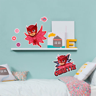 Muursticker PJ Masks Pyjamahelden Owlette