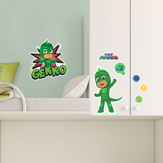 Muursticker PJ Masks Pyjamahelden Gekko