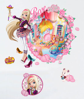 Muursticker Regal Academy Rose (klein)