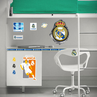 Muursticker Real Madrid Logo Hole (klein)