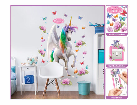 Magical Unicorn muursticker