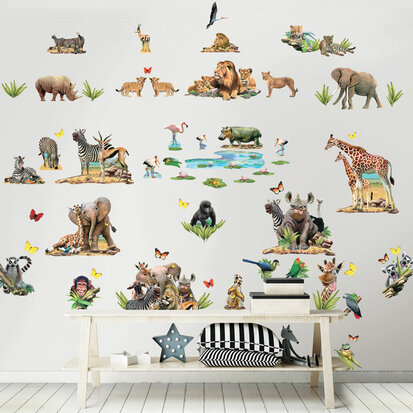 Walltastic Jungle Safari Muurstickers