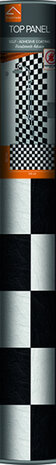 Top Panel - Zwart/Wit - (stenenlook) - 60 x 120 cm