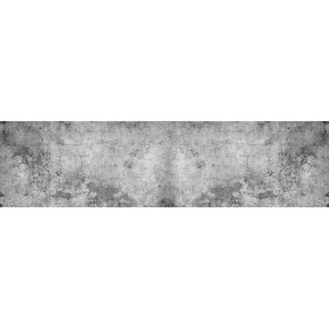 Keuken Achterwand Sticker Grunge Beton - 180 x 45 cm