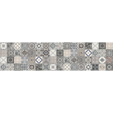 Keuken Achterwand Sticker Azulejos Vintage - 180 x 45 cm