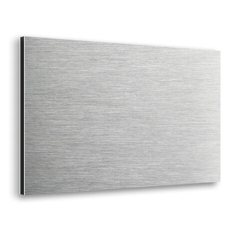 Aluminium Metaal - Zilver - 72 x 48 cm (LxB)