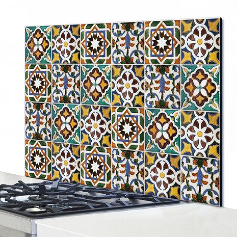 Aluminium Metaal - Tegel Mozaiek  Azulejos (diverse kleuren) 