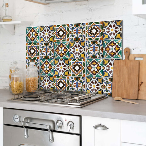 Aluminium Metaal - Tegel Mozaiek  Azulejos (diverse kleuren) 