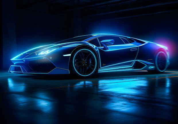 Auto - Neon Super Car