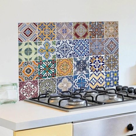 Azulejos Keukenwand Sticker (diverse kleuren)