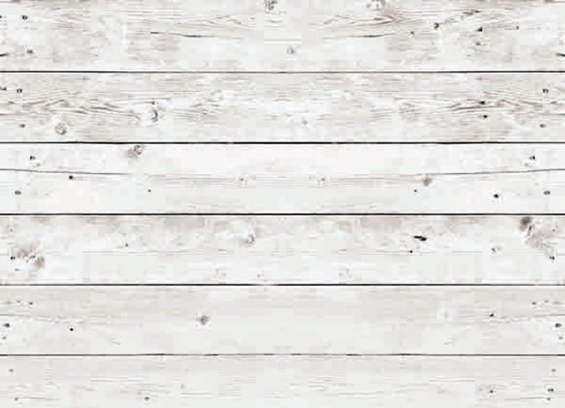 Houten Keukenwand Sticker (wit/grijs)