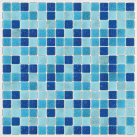 Tegel Wandsticker Blauw - 30 x 30 cm - 2 stuks