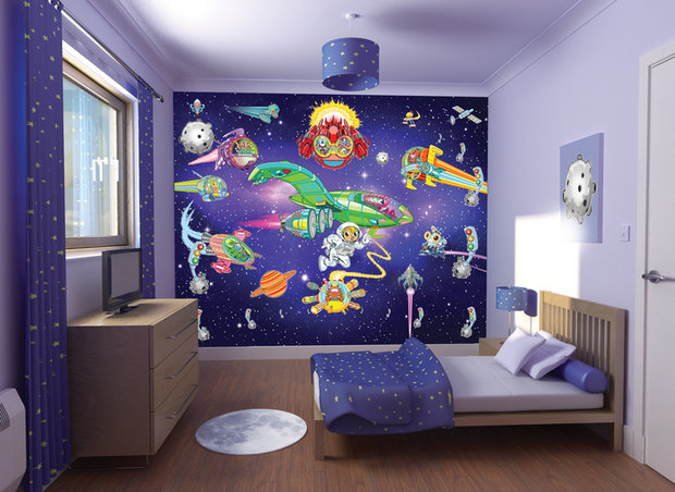 Alien Adventure XXL Behang - 305 x 244 cm