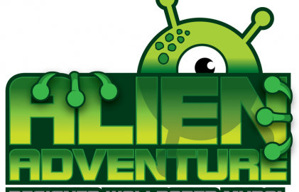 Alien Adventure XXL Behang - 305 x 244 cm