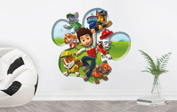 Muursticker Paw Patrol Vrienden