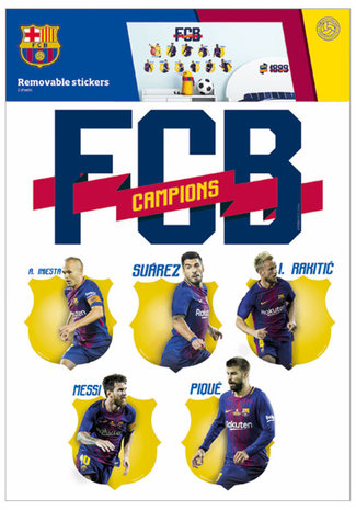 FC Barcelona Muursticker 11 spelers