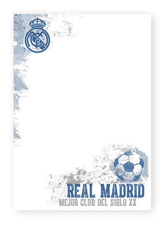Real Madrid Muursticker White Board