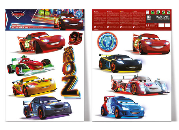 Muursticker Disney Cars 