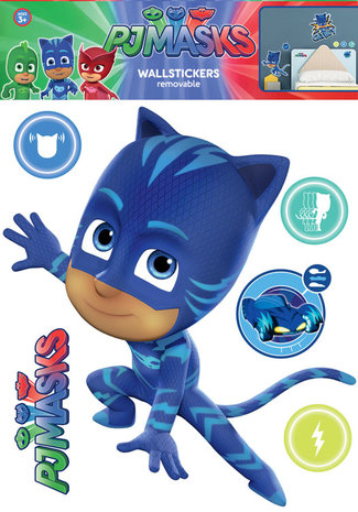 Muursticker PJ Masks Pyjamahelden Catboy