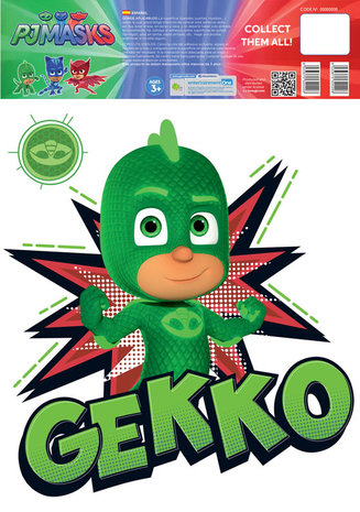 Muursticker PJ Masks Pyjamahelden Gekko