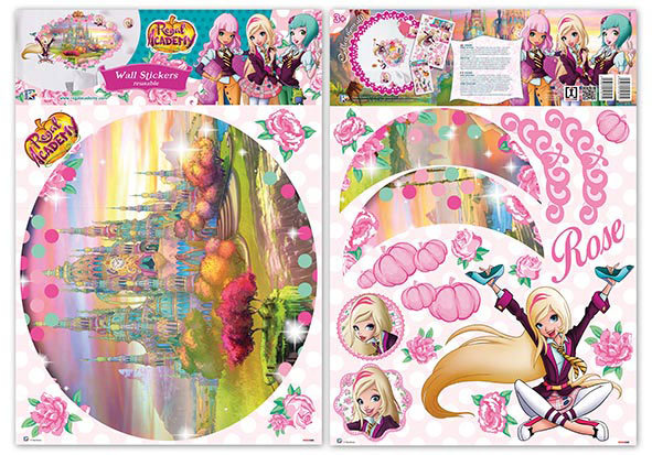 Muursticker Regal Academy Rose (groot)