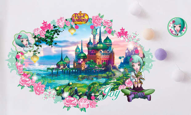 Muursticker Regal Academy Joy (groot)