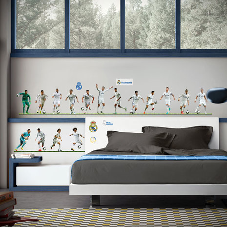 Muursticker Real Madrid 16 Spelers