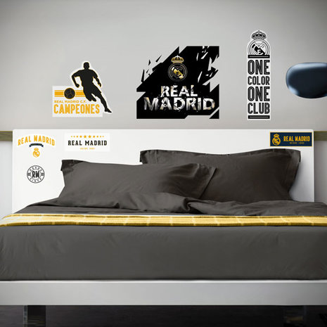 Muursticker Real Madrid Logo Premium (groot)