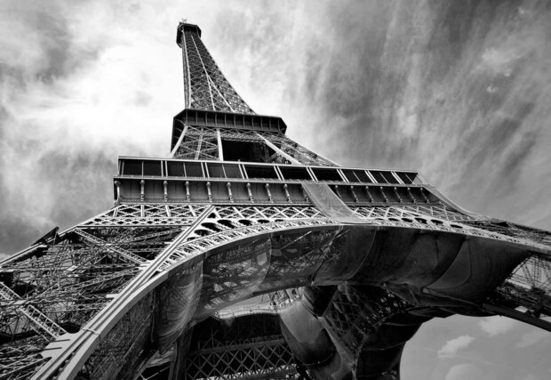 Parijs Eiffeltoren Behang XXXL - 368 x 254 cm - VLIES
