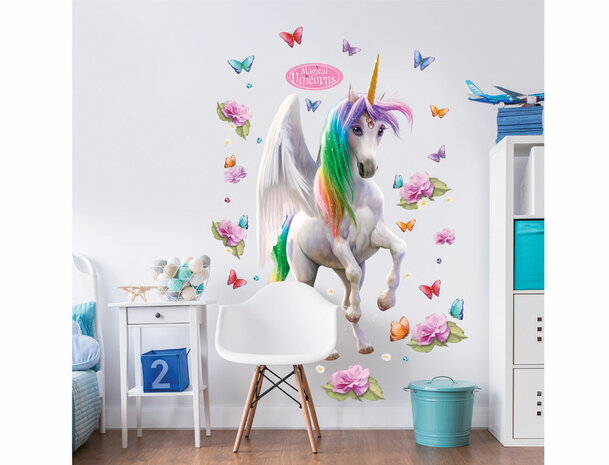 Magical Unicorn muursticker